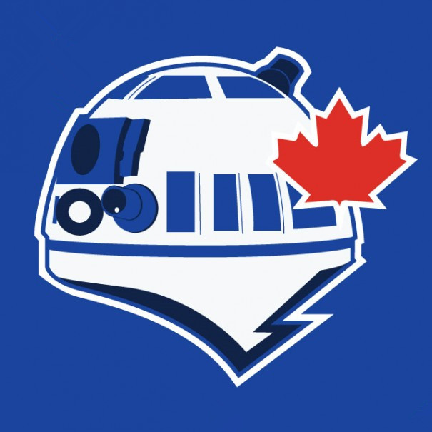Toronto Blue Jays Star Wars Logo DIY iron on transfer (heat transfer)